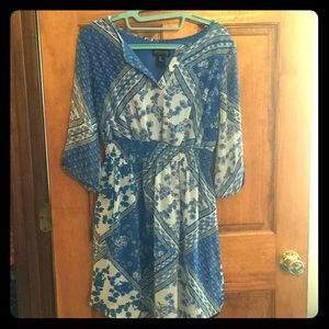 Enfocus Studio Dresses - Blue floral mini dress Enfocus Studio Dresses - Blue floral mini dress
